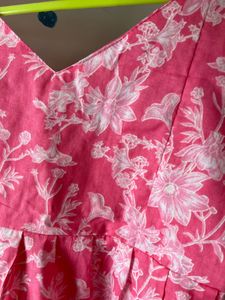 Floral Print Pink Top