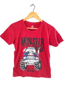 Red Printed T-Shirt (Boys)