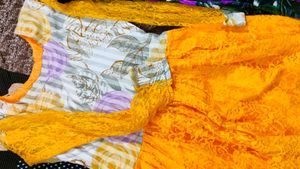Vibrant Abstract Print Kurta Set