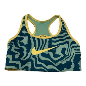 Nike Girls Reversible Sports Bra black emerald ris