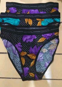 Comfortable Floral Print Panties - Pack of 4