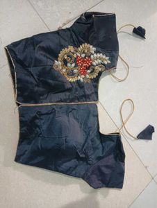 Black Embroidered Blouse