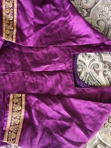 Elegant Purple Kurta with Salwar Set