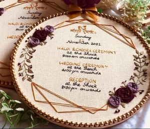 Wedding Hoop In Invitation Style