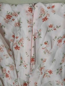 Elegant Floral Print Pleated Dress