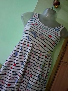 Chic Butterfly Print Mini Dress
