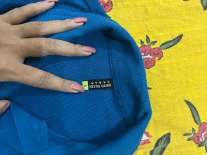 Combo of 3 Basic Tops Blue pink Cropped Polo Shirt
