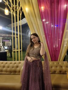Elegant Purple Lehenga Choli Set