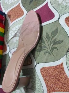 Chic Transparent Block Heels