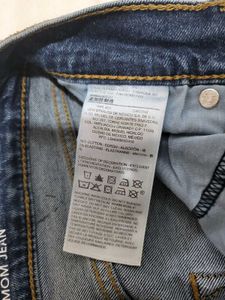 Levi's High-Waisted Distressed Jeans