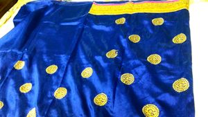 Stone Work Saree With Blouse