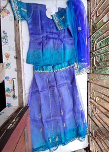 Fancy Work Lehenga choli (9-11 Years)