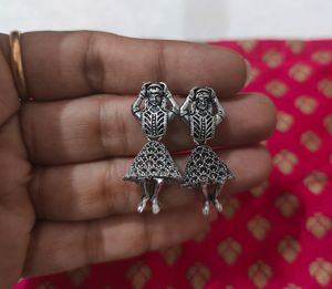 3 Set Oxides Silver Earring