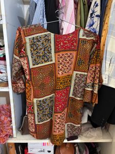 Bohemian Patchwork Print Kurta