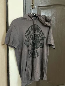 Men's Graphic Print Hoodie T-Shirt
