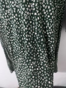 Elegant Floral Wrap Dress