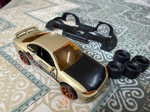 Collectible Toy Car - Gold with Black Hood