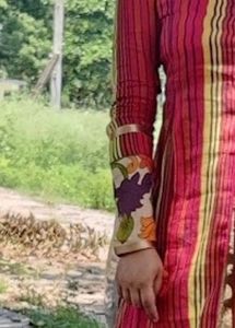 Kurta With Slit And Long Sleeves