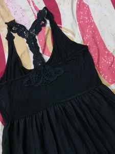 🎀Elegant Black Lace Back Maxi Dress🎀