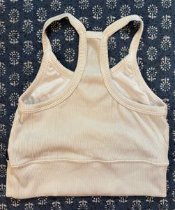 Ribbed Racerback Crop Top