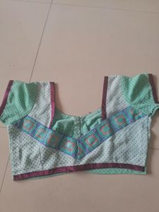 Elegant Light Green Saree with Blouse