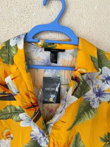 Forever 21 Floral Print Shirt