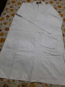 white pure cotton kurta