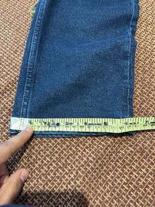 Dark Blue Denim Jeans - Size 30 inches