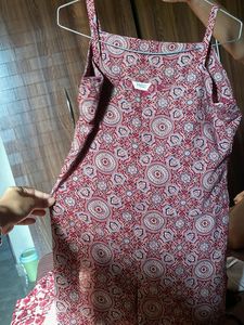 Bohemian Print Spaghetti Strap Dress