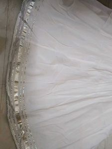 Elegant White Ethnic Skirt