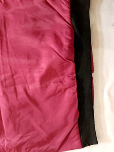 Burgundy Bomber Jacket