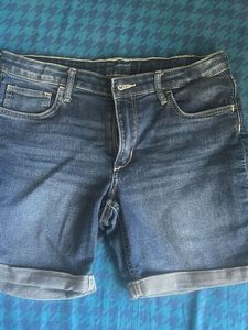 Classic Blue Denim Shorts