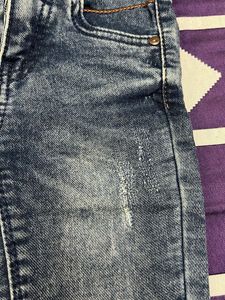 Next.82 Boys' Distressed Dark Wash Jeans