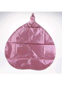 10 pcs 18inch pink gold  heart foil balloons