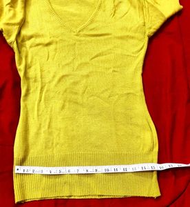 Lime Green - Yellowish Knit Sweater