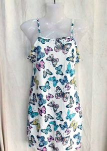 Butterfly Print Summer Dress
