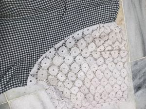 Black And White Checks Top