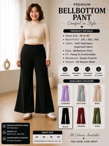 black bootcut pant