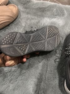 women’s Black Athletic Sneakers and lower