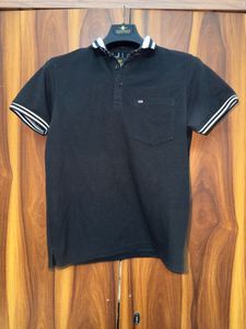 Fort Collins Men's Black Polo T-Shirt | Size Mediu