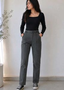 Stylish Grey Denim Pants