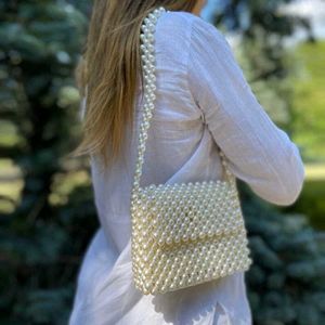 🤍✨ Elegant Pearl Beaded Handbag ✨🤍Apne look ko b