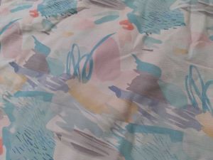 Abstract Print Button-Down Shirt