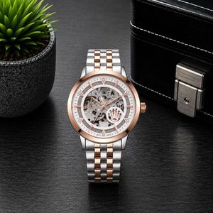 Automatic Skeleton Mechanical Watch