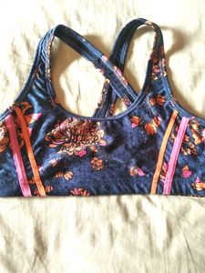 Floral Print Sports Bra