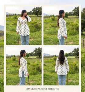 Elegant Printed Kurta Top