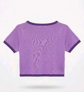 Lavender Knitted Crop Top 🪻✨