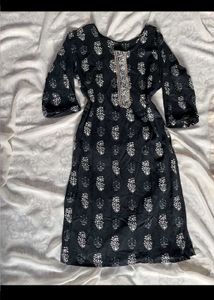 Black Kurti Cotton