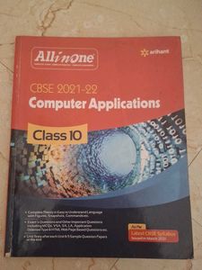 CBSE Class 10 Computer Applications Book (2021-22)