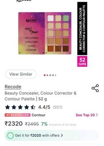 Makeup Palette with Various Shades